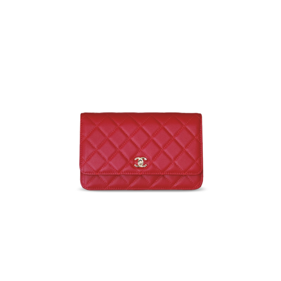 CHANEL CLASSIC WALLET ON CHAIN GRAINED CALFSKIN AS4241 (19*13*3.5cm)